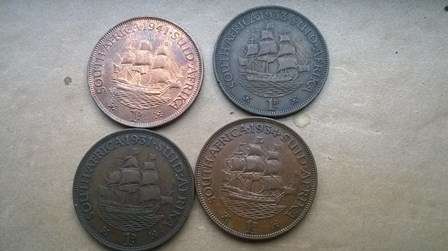 1931/3/4 + 1941 - Penny / 1d