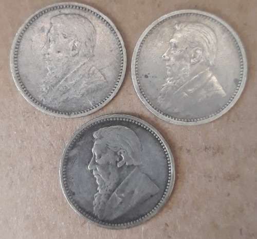 1892,1897 x2 Threepence combo