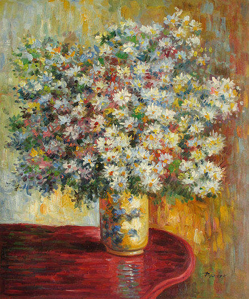 Floral Painting Oil On Canvas *Flowers In Vase* 50 x 60 CM