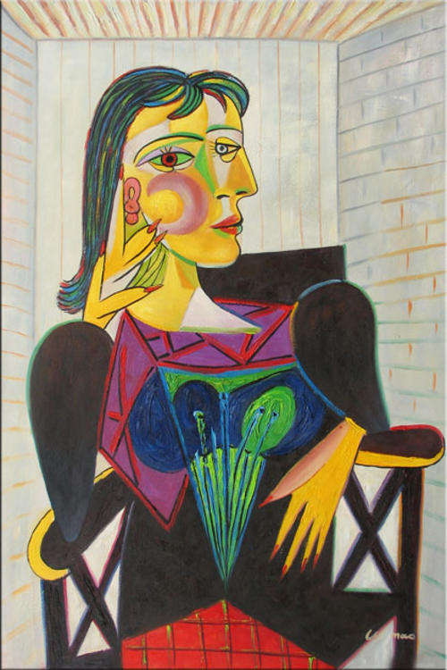 Picasso Repro Painting Oil On Canvas *Portrait of Dora Maar* 60 x 90 CM