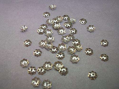 NICKEL BEADCAPS 200PC