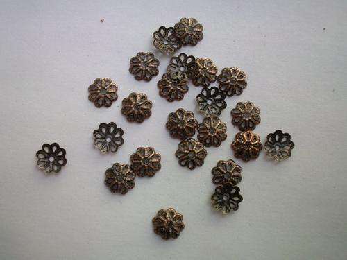 BEADCAPS COPPER 100PC-CHEAP COURIER DELIVERY