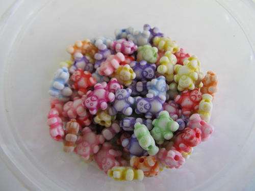 TEDDYBEAR BEADS 30PC-CHEAP COURIER DELIVERY