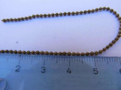 1M BRONZE BALL CHAIN