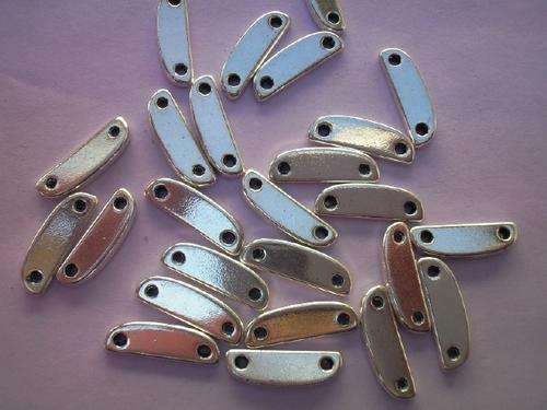 NICKEL METAL CONNECTORS-10PC