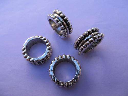 NICKEL METAL RING SPACER-2PC