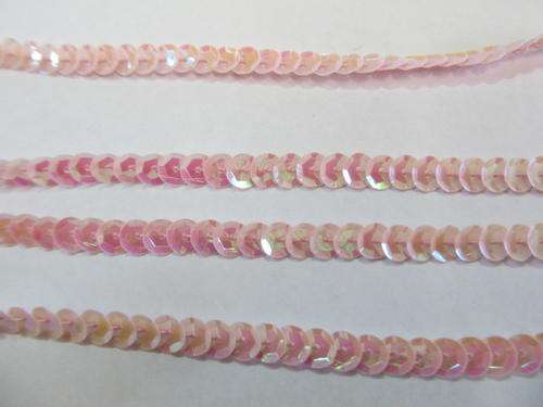 PINK SEQUINS STRIPS-30CM