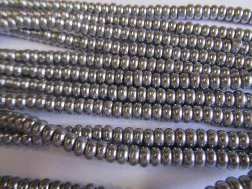 GlassPearls Discs - GREY - 100pc per packet