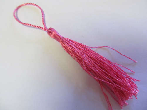 CERISE PINK TASSLE--1PC-CHEAP COURIER DELIVERY