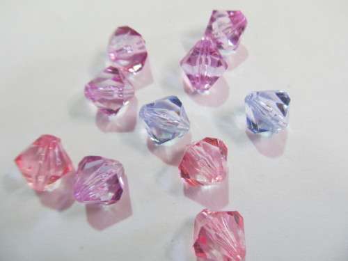 MIXED COLOURS BICONES-20PC-CHEAP COURIER DELIVERY