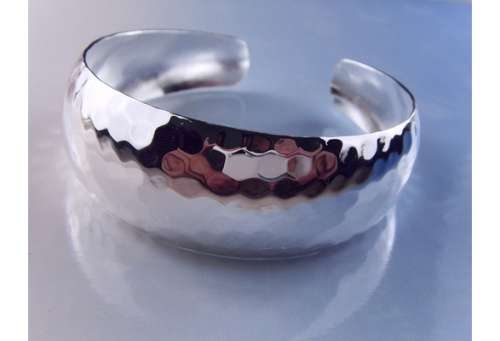 1pc 925 sterling silver filled new fashion wide cuff bangle bracelets  - FREE SHIPPING