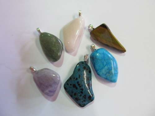 PENDANT SEMI-PRECIOUS  - 1PC