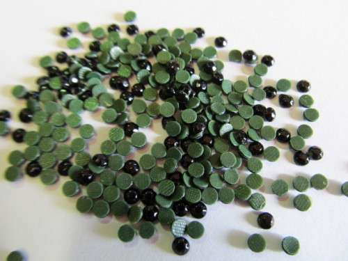 HOTFIX RHINESTONES - BLACK - 100PC