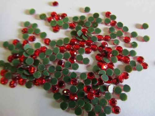 HOTFIX RHINESTONES - RED AB - 100PC