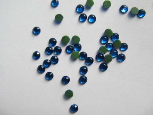 HOTFIX RHINESTONES - DARK TURQUOISE - 75PC