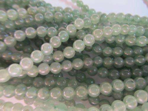 ROUND AVENTURINE NATURAL BEADS - 60PC