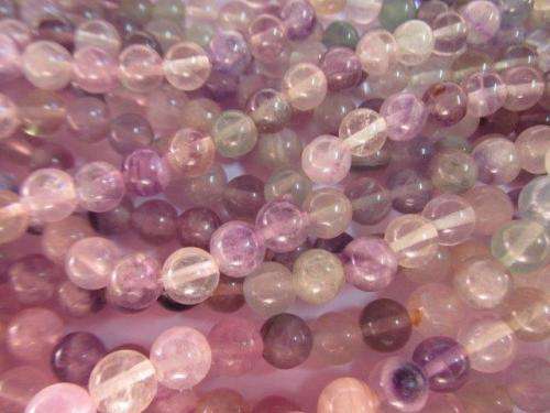 ROUND NATURAL BEADS - 60PC