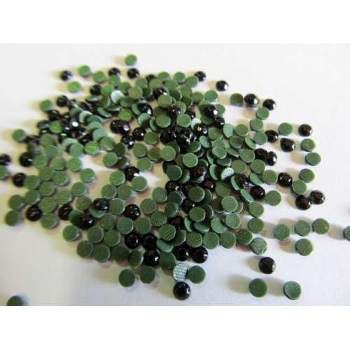 HOTFIX RHINESTONES - BLACK- 100PC