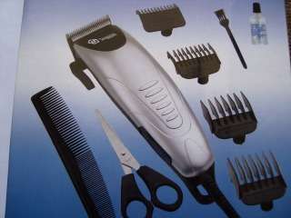 Fancy silver 9pc hair clipper-R1 auction,no reserve