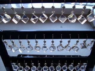 24PAIR DROP DOWN EARRINGS