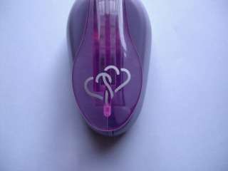 DOUBLE HEART PUNCH IN PURPLE