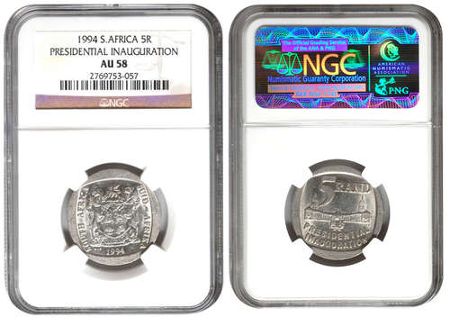 HIGH IN DEMAND! NGC GRADED: AU58 1994 INAUGURATION R5 COIN ! @@@