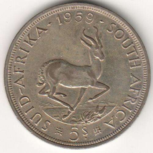 **RESERVED** 1959 5 Shilling Crown VF-AU
