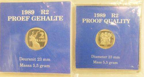 **X-MAS CLEARANCE** 1989 R2 PROOF IN CASING