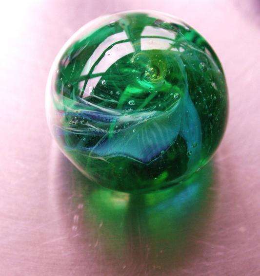 Teal Coloured Marble (Secondhand: As Is)