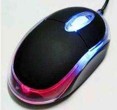 **CLEARANCE** Isonic USB Optical Notebook Size Mouse with Wheel & LED (Brand New)