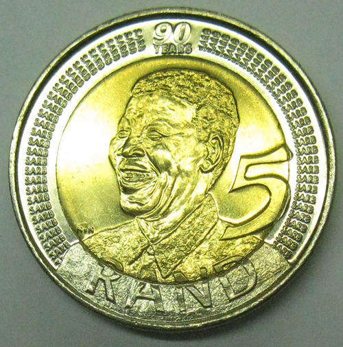 Mandela 90th Birthday R5 Coins 2008 (UNC) !!! Clearance - LAST !!!