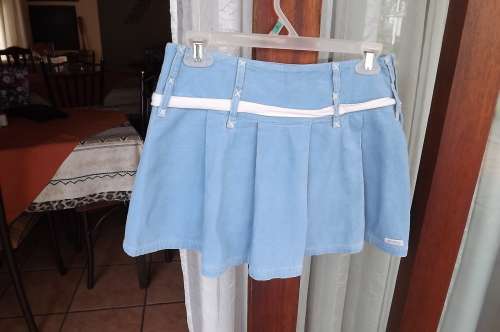Light blue corderoy mini skirt by Destiny Gear for 13 to 14 year old girl.As new