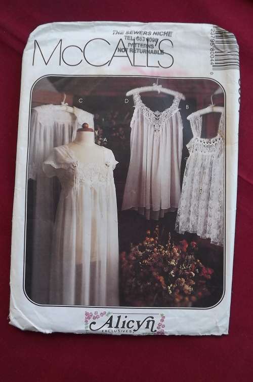 Mc Calls sewing pattern for nighty and gown.All sizes.Used