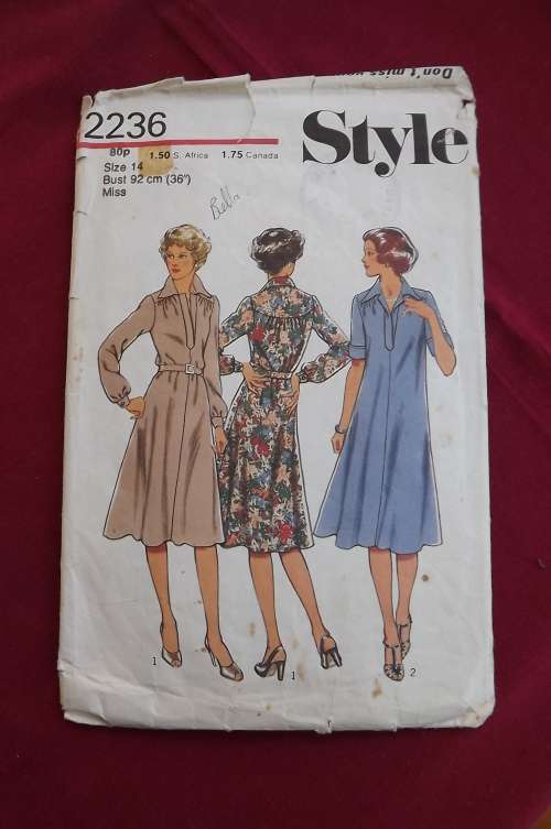 Style sewing pattern in size 14.Used