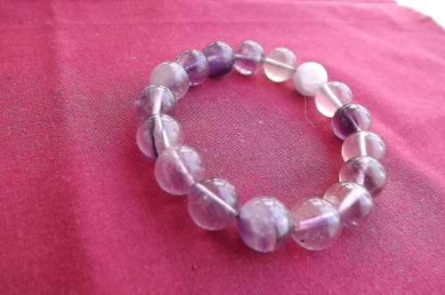 Beautiful bracelet with some stretch in purple gemstones.New condition.
