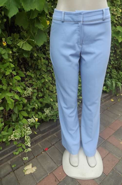 Smart sky blue WOOLWORTHS pants in polyester/viscose blend.Size 33/9.As new
