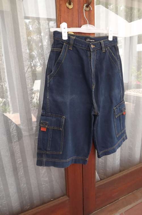 Boys size 30 in 100% heavy cotton baggy pants by NO BOUNDARIES with pockets galore!
