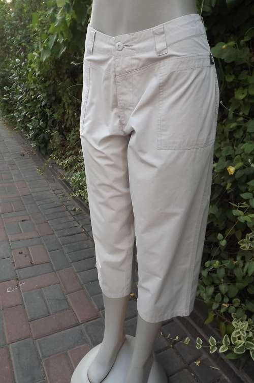 Cream 100% cotton cropped casual pants by GLASSONS in size 36/12.As new