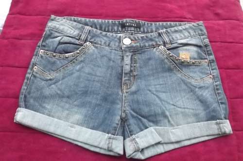 Modern denim shorts by INTIME in size 32/8.Stud decoration on pockets on front.In stretch cotton