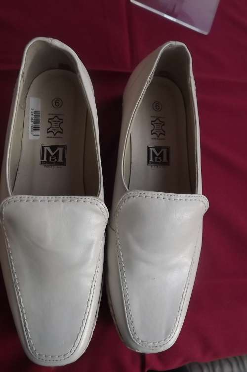 Pair of high class size 6 MARCO BOCELLI loafers styled in Italy.With leather insoles.