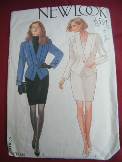 New Look 6591 Sewing pattern.Stunning suit.Sizes 8-11.Good condition.