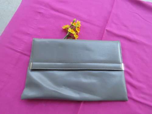 Envelope style grey bag by TOPAZ.Size 29x19cm.New condition.