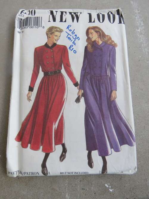 `NEW LOOK` pattern 6110 for dress in six sizes in one(8-18).Good condition.
