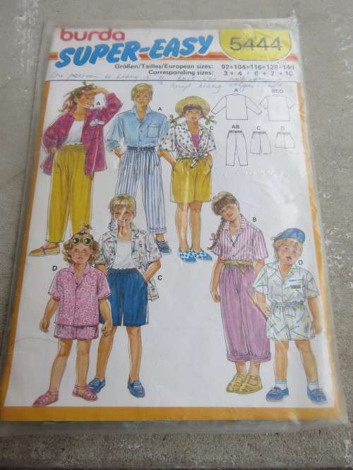 'McCALL'S' pattern 5444 in sizes 3-10 for girls pants,shorts and shirt.