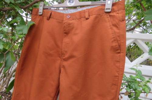 Brick brown men`s long casual pants by `Best Fashion` size 37. Pockets sides and back. Used once.