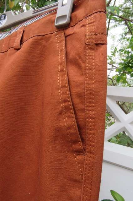 Brick brown men`s long casual pants by `Best Fashion` size 37. Pockets sides and back. Used once.