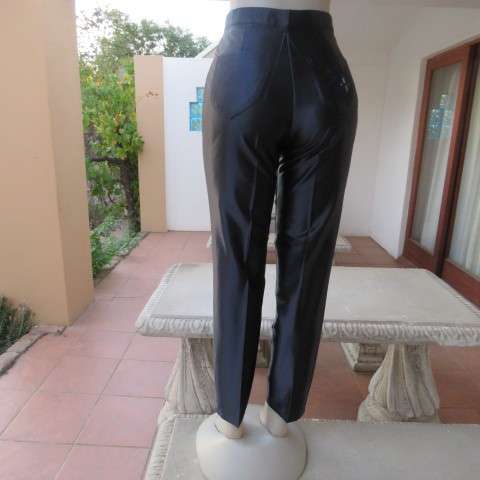 Glamorous dark navy shiny skinny pants by WOMAN SENSE in size 34 tight...32 perfect fit. New.
