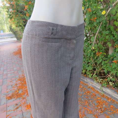 Winter's dress pants in beige and brown stripe design with mottled effect. By WOOLWORTHS size 38/14