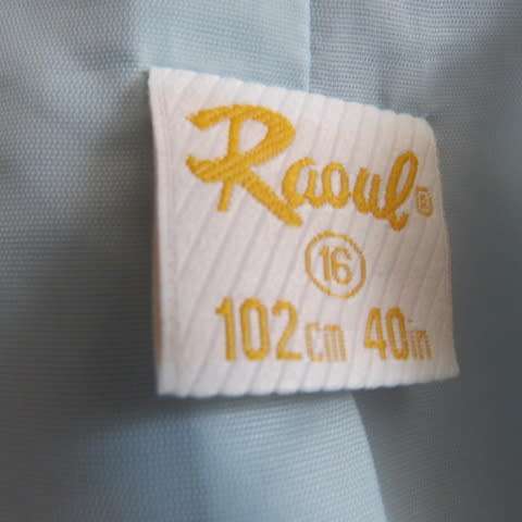 Best quality RAOUL pant suite in size 40 to 42. Pale blue colour. In 100% polyester fabric. New cond