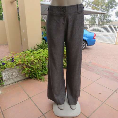 Desirable antique silver grey boot legged pants size 36/12 by 'Woolworths'. Perfect fit.